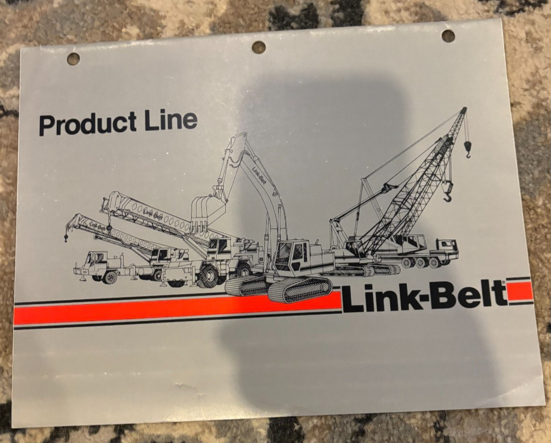 Link Belt Product Line Buyers Guide For 1988 Brochure AMIL25