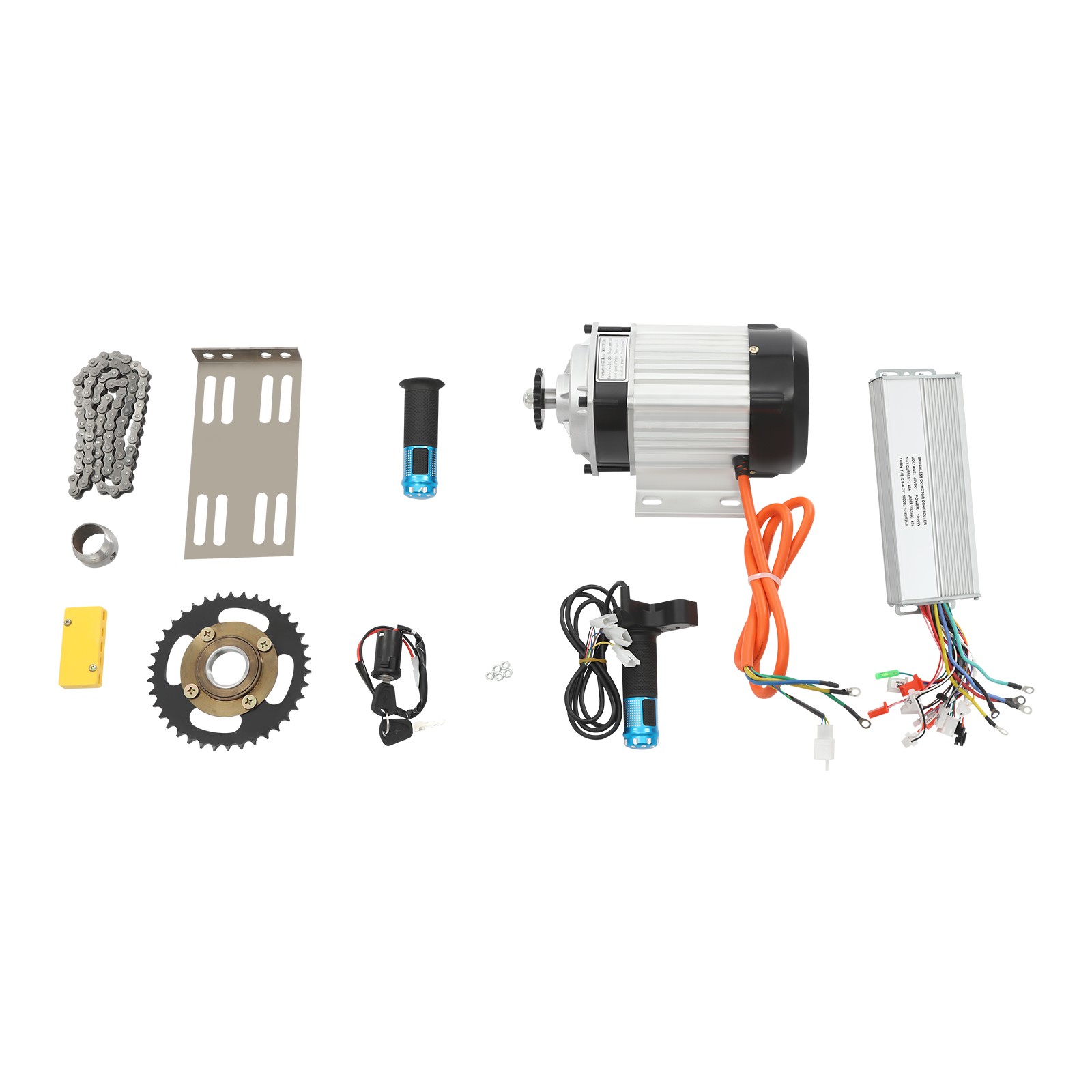 48V 1000W E-Bike Conversion Kit, Brushless Motor for Tricycle Bicycle Scooter~