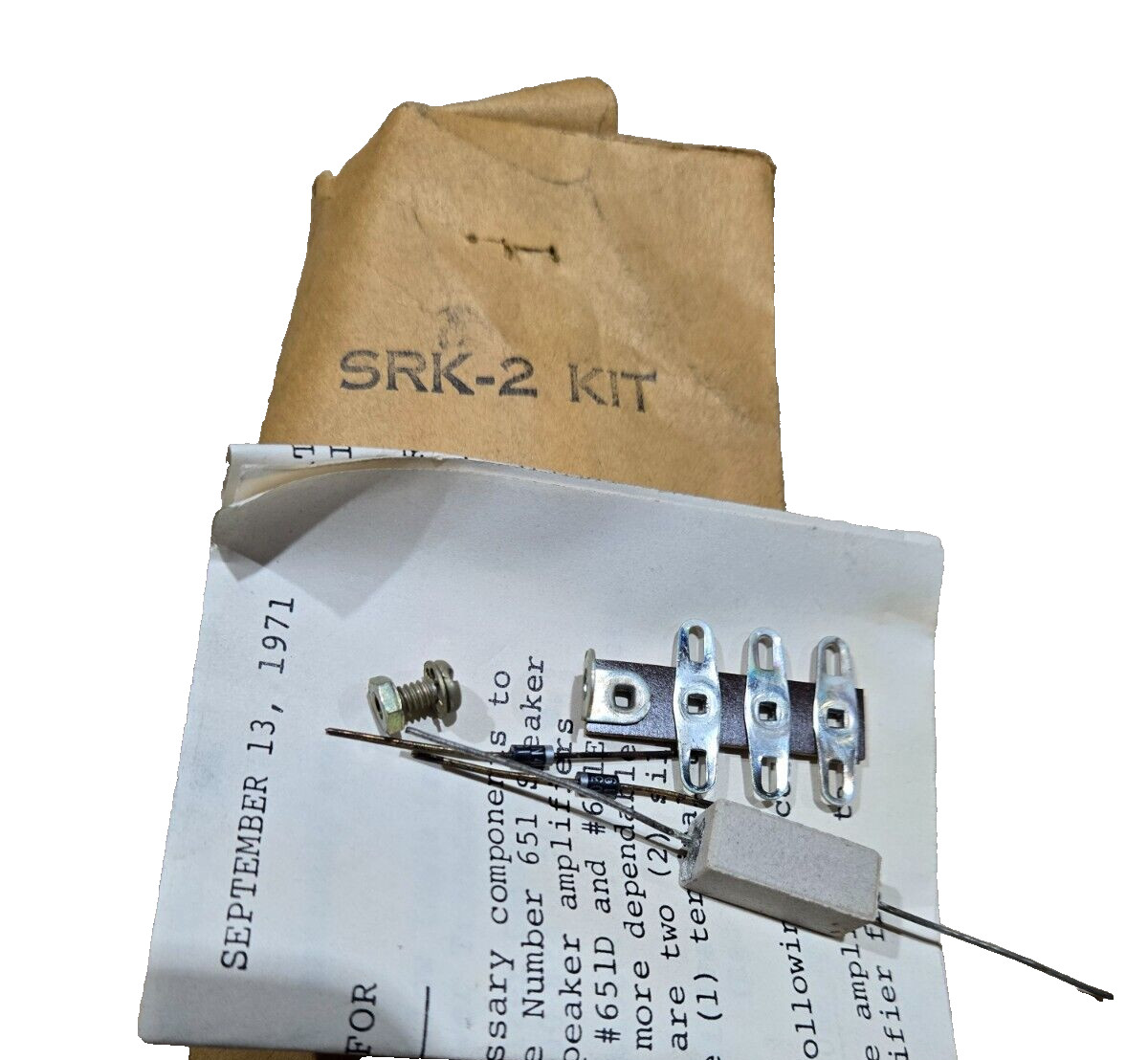 Gai-Tronics No. 65 Speaker Amplifier Rectifier Conversion Kit SRK-2 NOS
