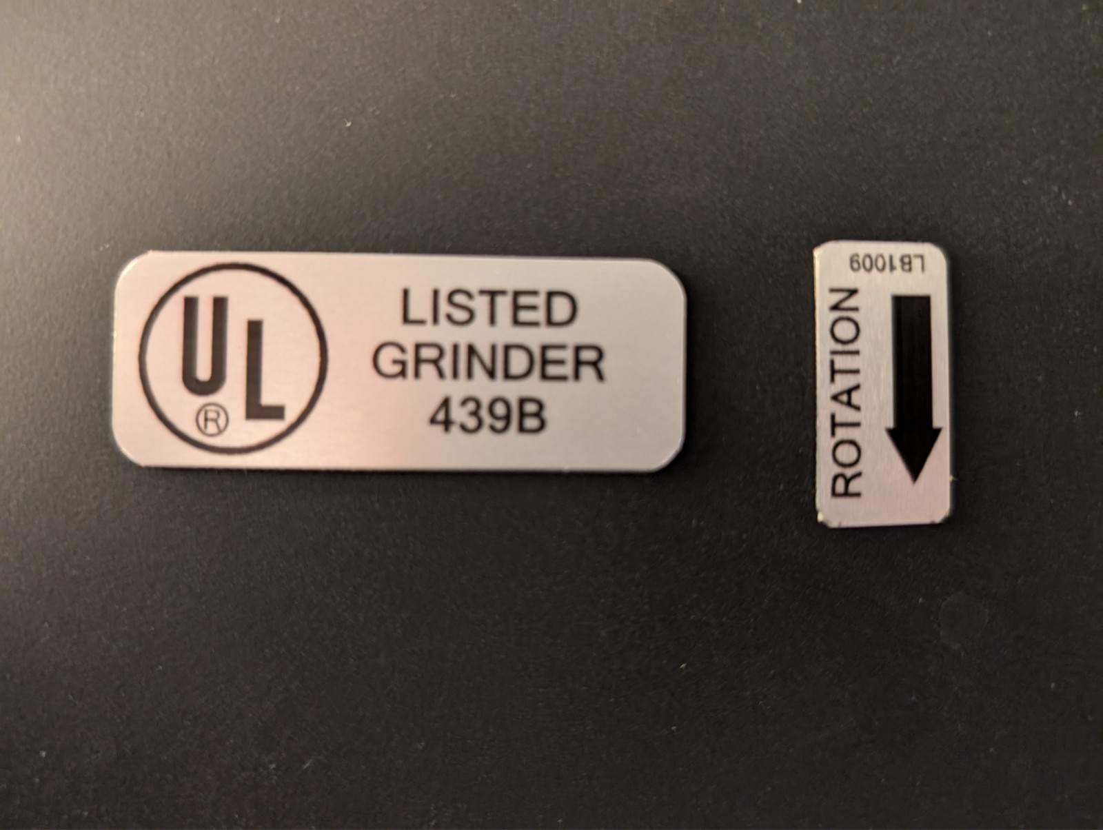 Replacement Bench Grinder Label Set Assorted | Baldor | Sublimated | USA