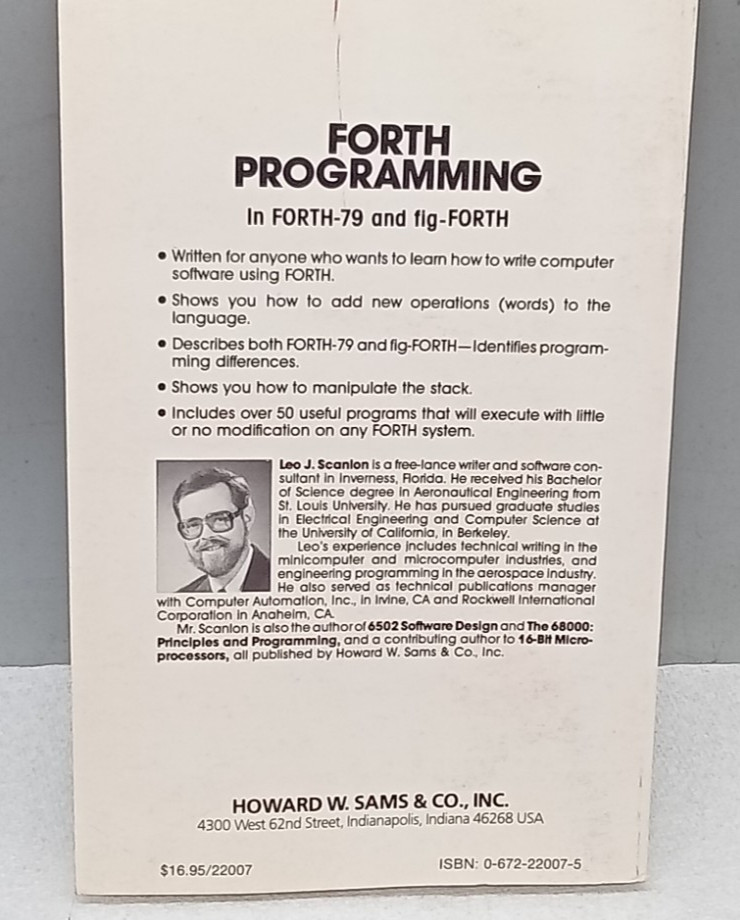 Forth Programming by Leo J. Scanlon