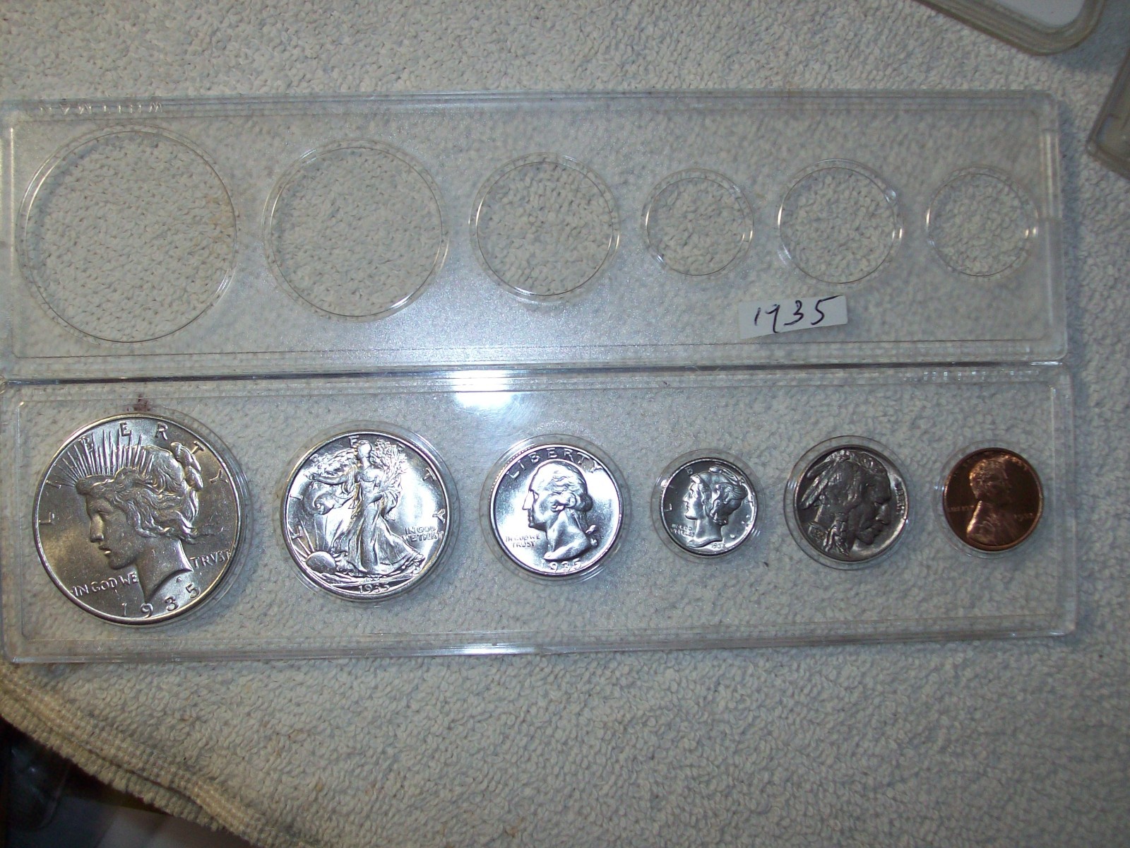 1935 MINT SET UNCIRCULATED 6 COIN PHILADELPHIA MINT