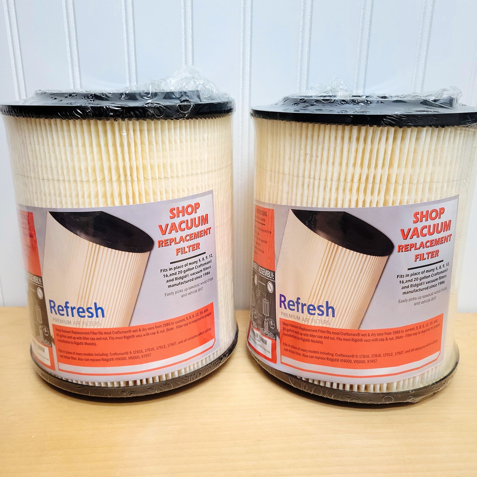 Shop Vac 9-17816 Wet Dry Air Filter Rigid & Craftsman Vacuums 5 8 9 12 16 & 20
