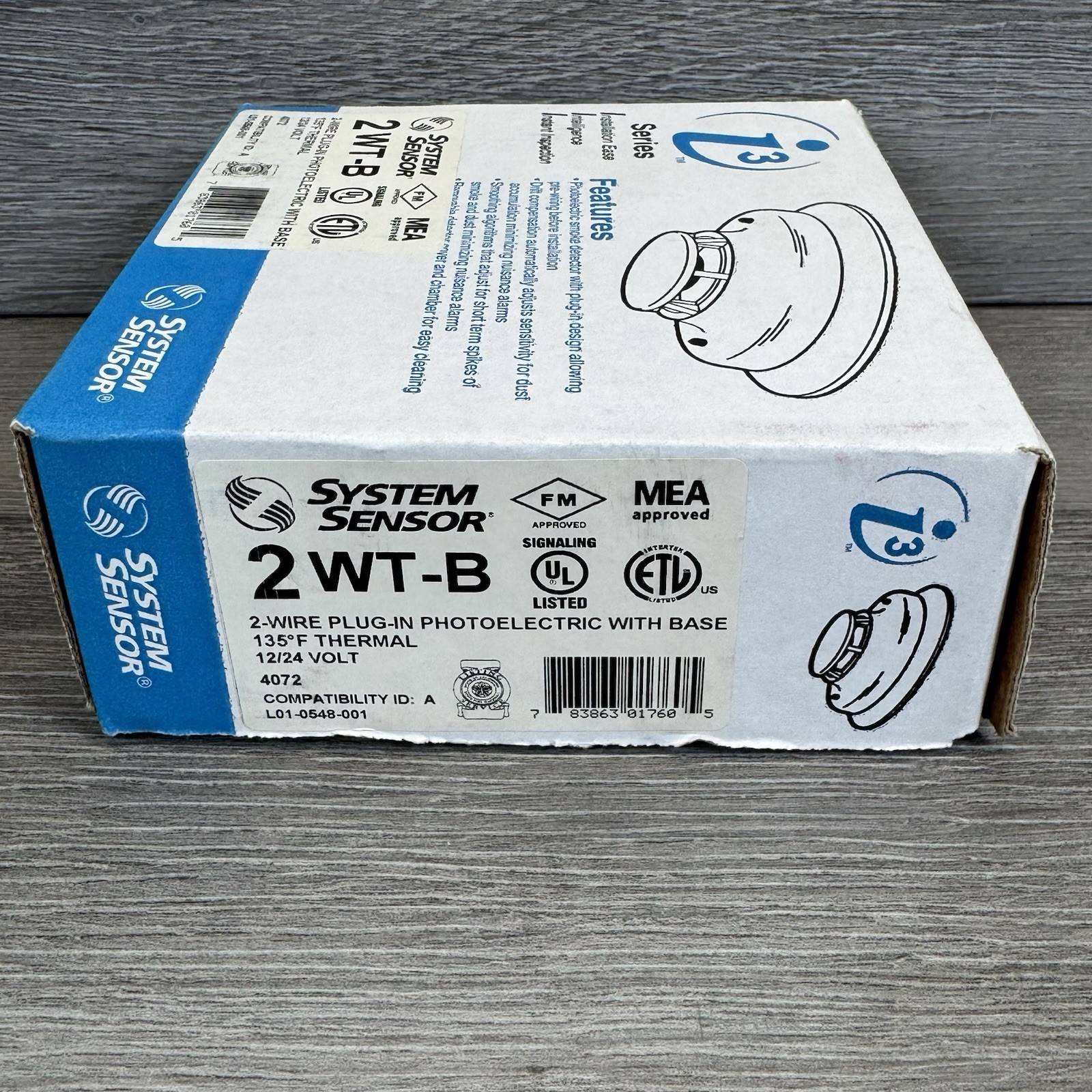 System Sensor 2WT-B Photoelectric Smoke Detector
