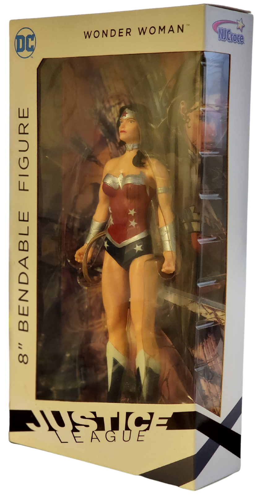 NJ Croce DC Justice League 8" Bendable Wonder Woman Figure