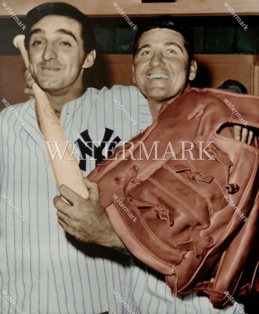 DJ278 Joe Pepitone - Jake Gibbs New York 8x10 11x14 16x20 Colorized Photo