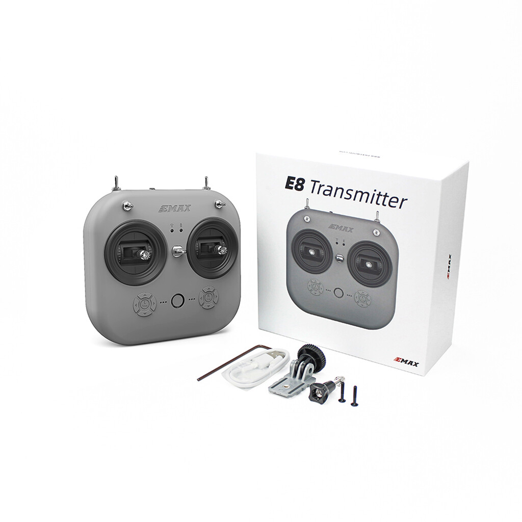 EMAX E8 2.4G 8CH Transmitter Remote Control For Tinyhawk III Plus FPV Drone