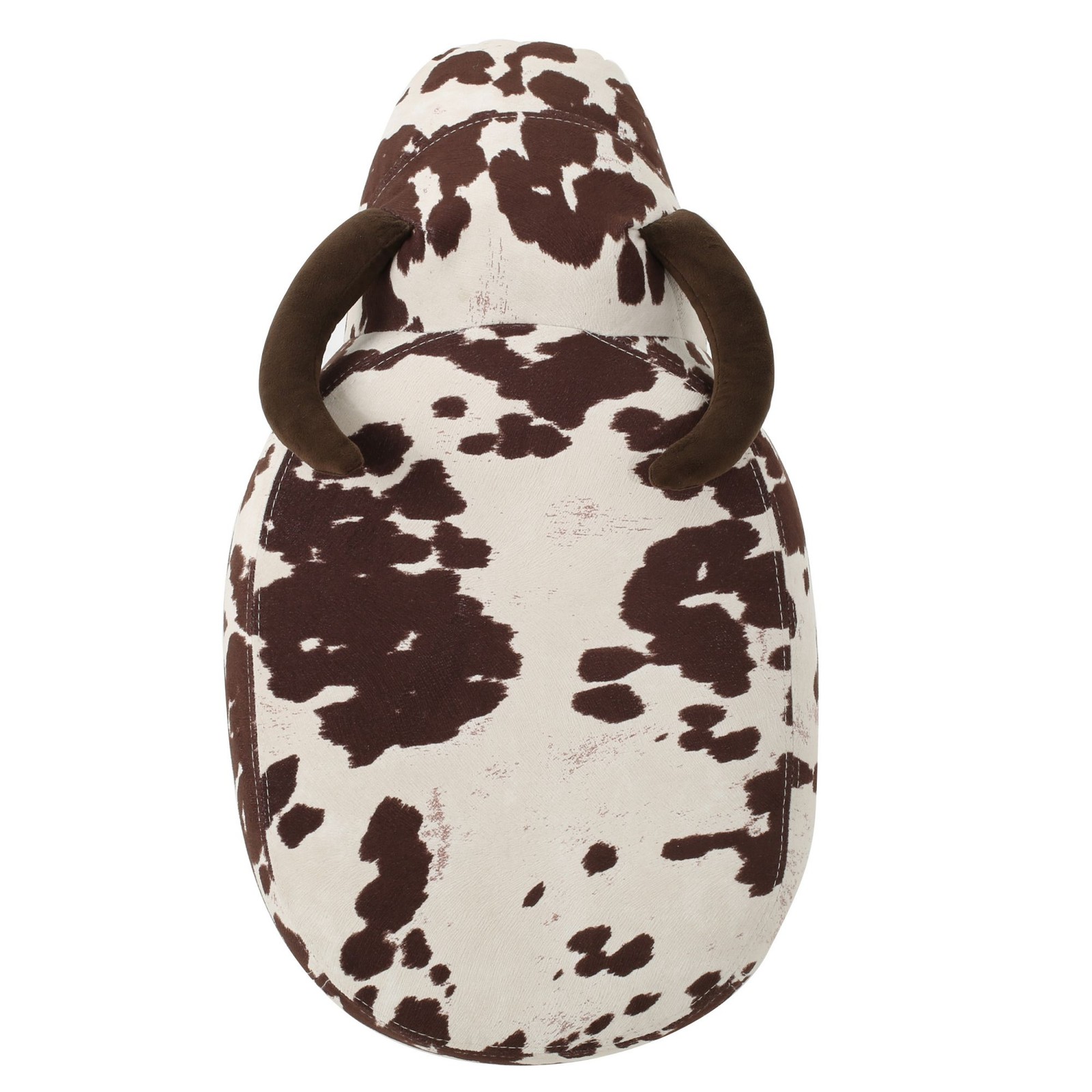 Cow Shaped Ottoman Cute Animal Footstool Wood Seat for Shoe Changing Entryway