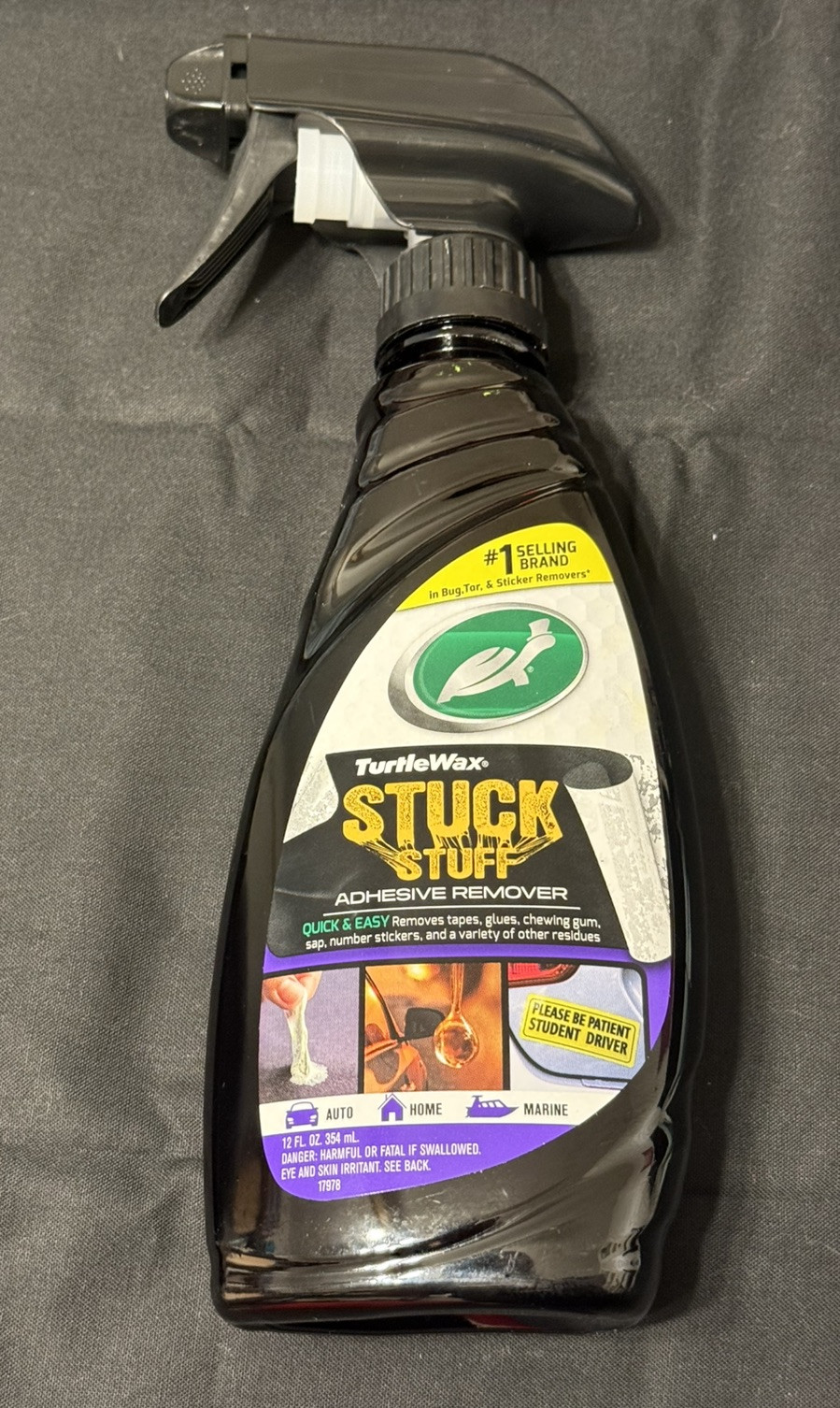 Turtle Wax STUCK STUFF ADHESIVE REMOVER Tapes Glues Chewing Gum Sap Stickers
