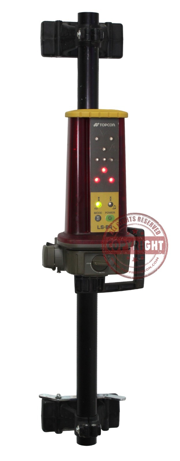 TOPCON LS-B4 LASER RECEIVER,BACKHOE,DOZER,TRIMBLE,SPECTRA,APACHE,MACHINE CONTROL