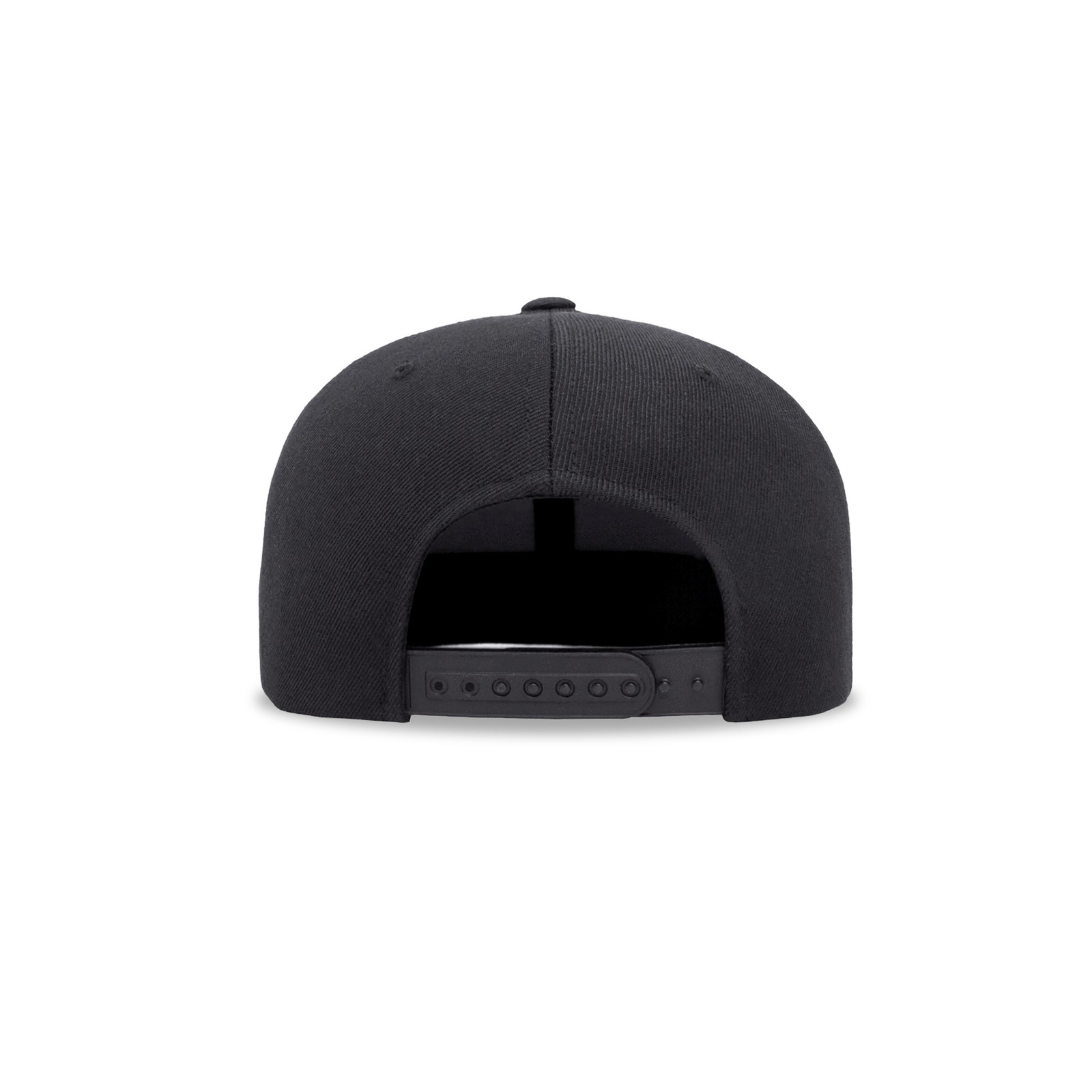 Edge 99203E Snapback Style Hat - Flat Bill - Black