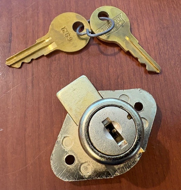 Chicago 99122 KA Brass Drawer Lock
