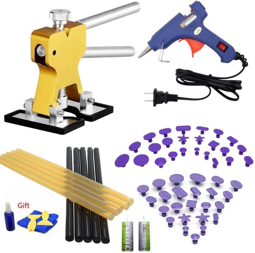 Car Body Paintless Dent Repair Puller Remover Kit Dint Hail Damage Lifter Tools