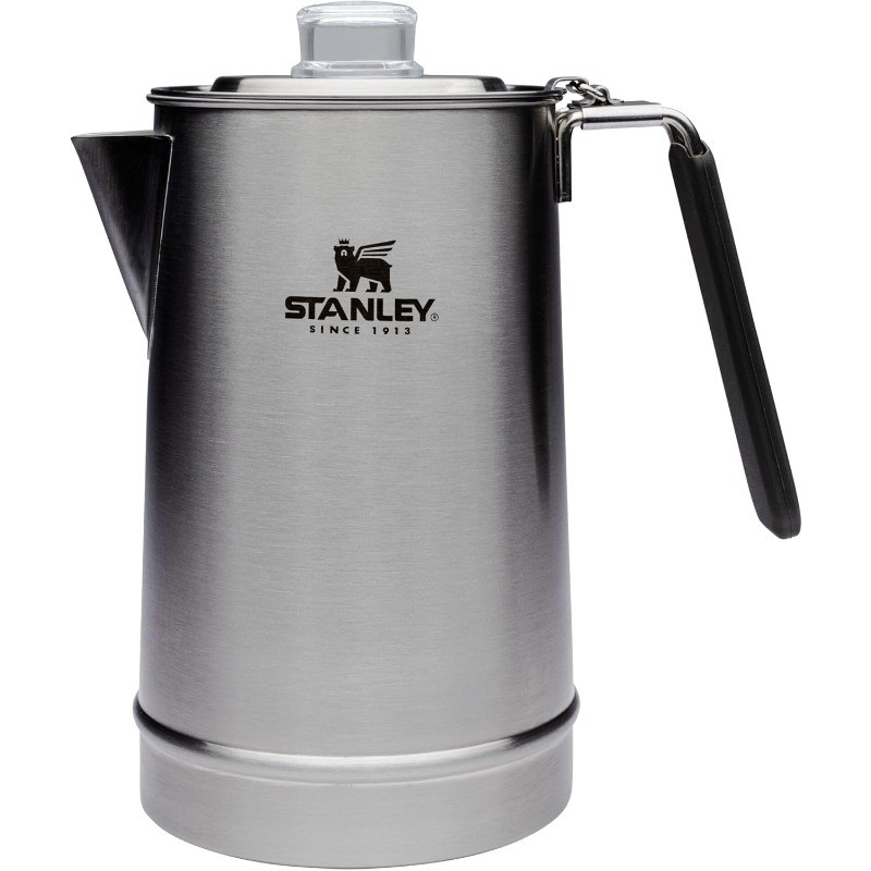 Coffee Percolator 1.1QT Stainless Steel Wide Mouth Coffee Press Large Capacity