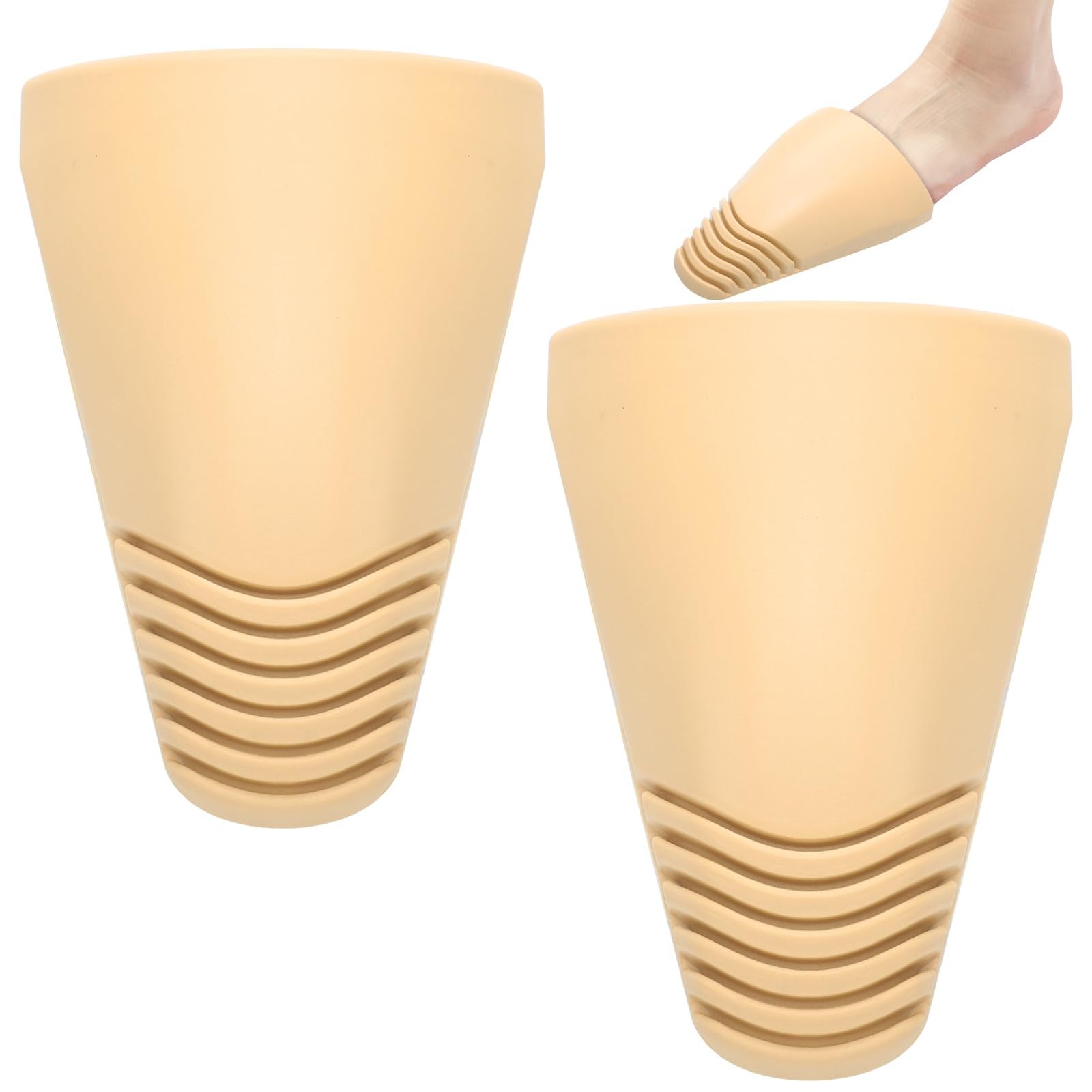 2 Pcs Amputee Shoe Toe Fillers, Partial Foot Amputation PU Foam Shoe Filler I...