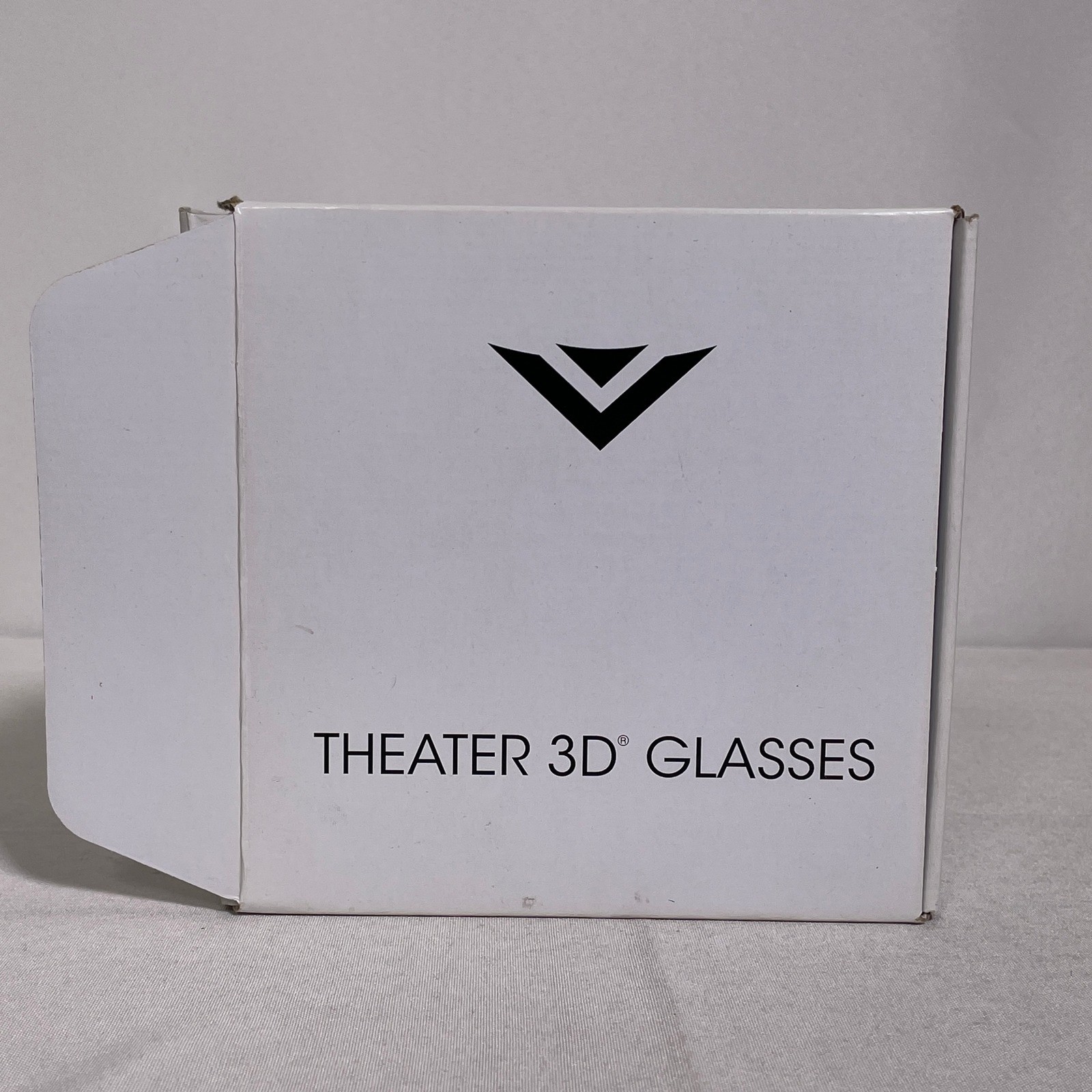 Vizio Theater 3D Glasses Black Passive Circular Polarized Rectangular Frame NEW
