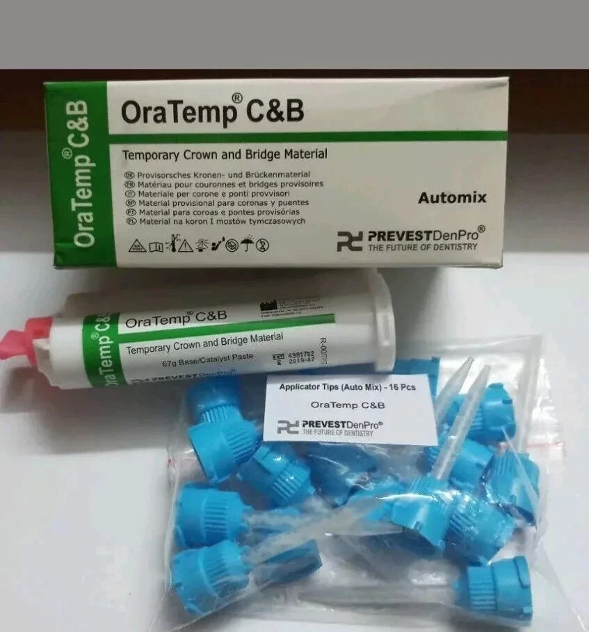PREVEST ORATEMP C&B - 67gm TEMPORARY CROWN & BRIDGE MATERIAL - AUTOMIX