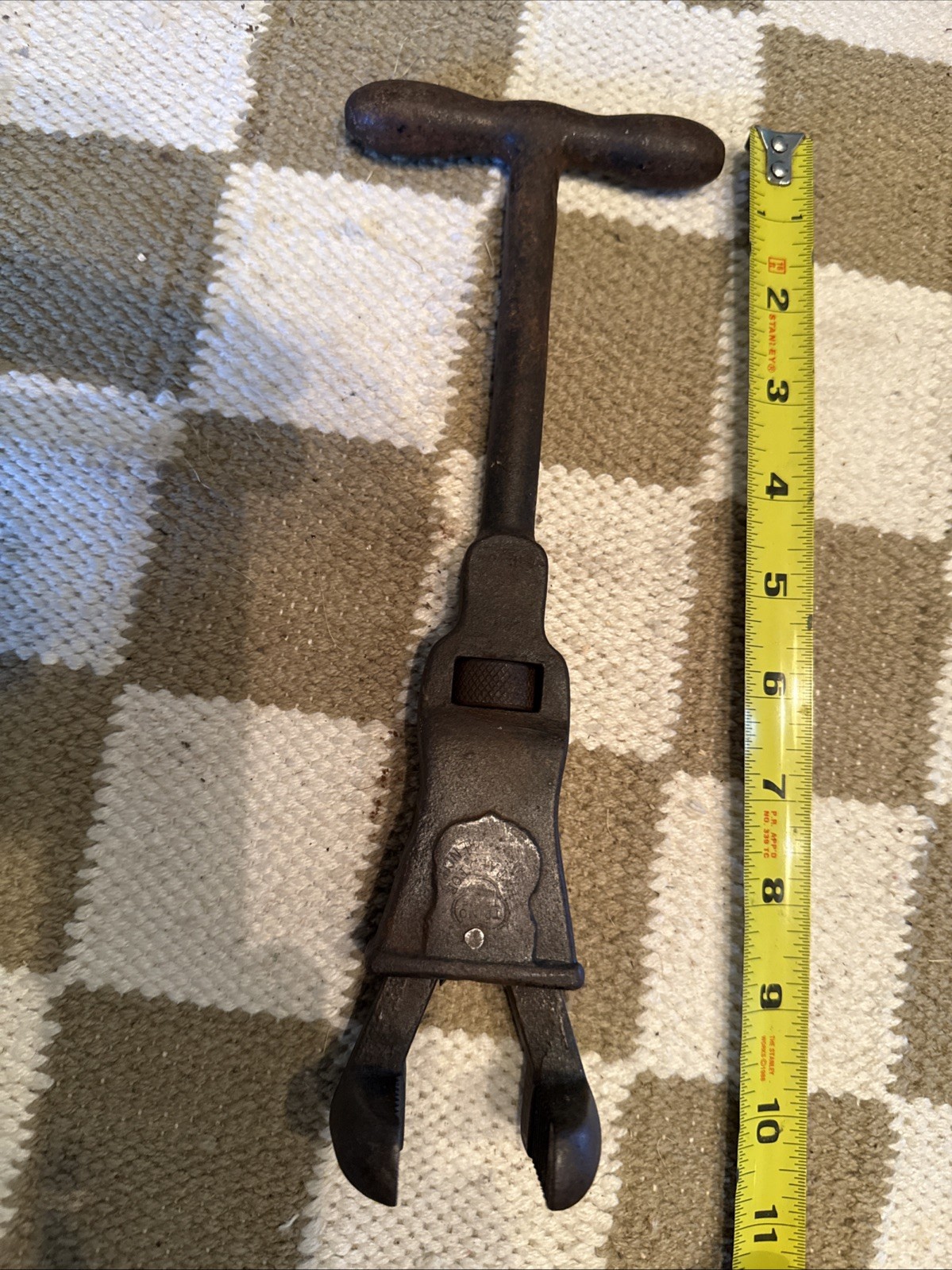 Vintage Trimo Trade Plumbers Basin Fitting Wrench 10 Inches Long Made In USA