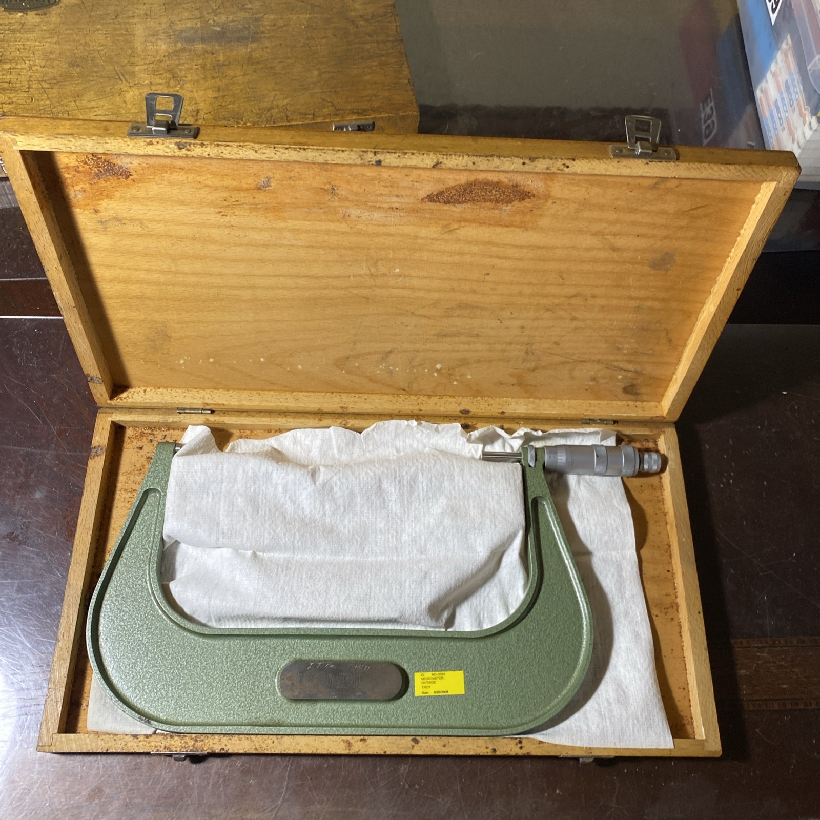 Mauser 7-8” Outside Micrometer With Case
