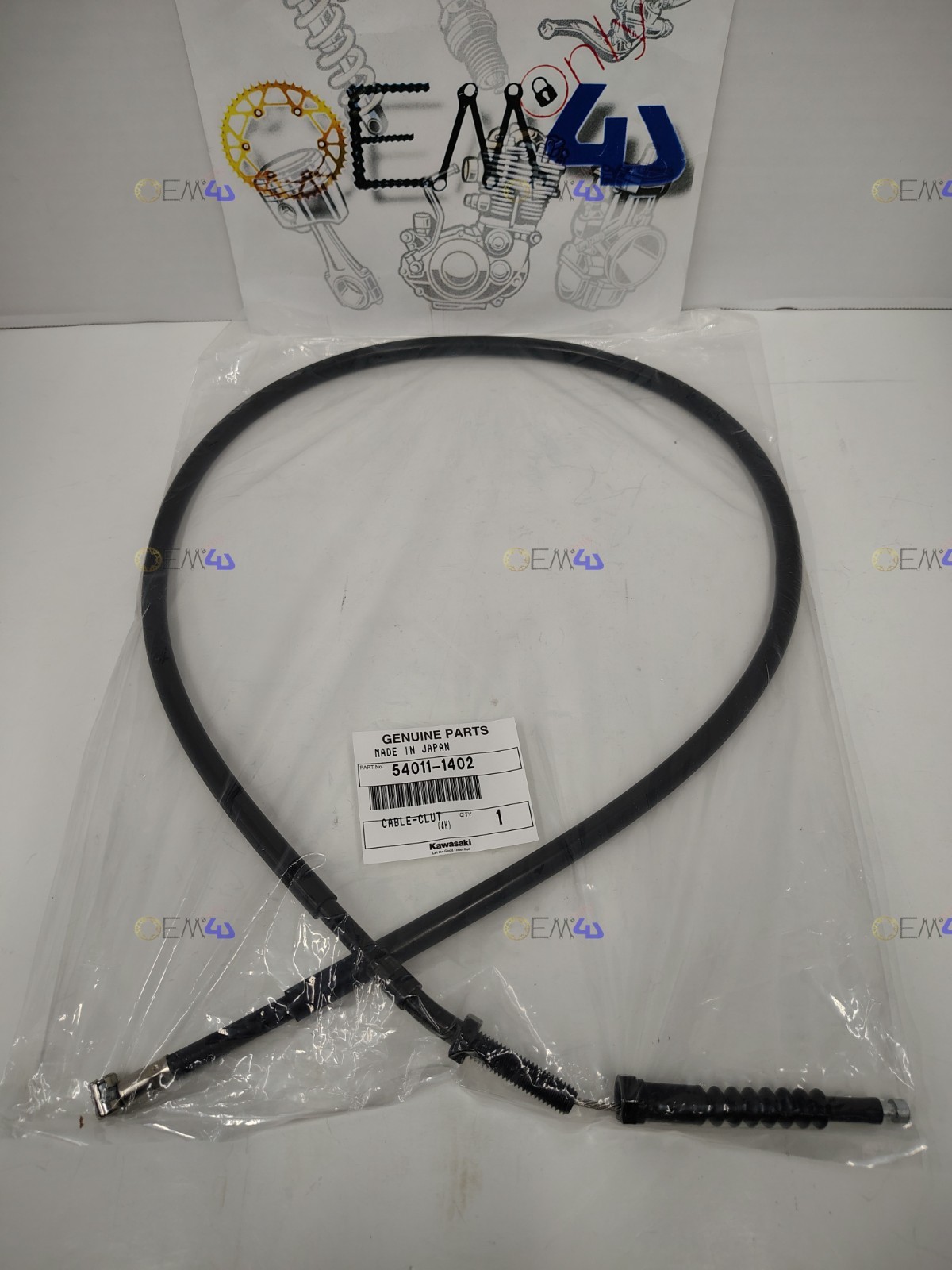 Kawasaki Genuine OEM Clutch Cable 2000 - 2001 Ninja ZX-9R 54011-1402