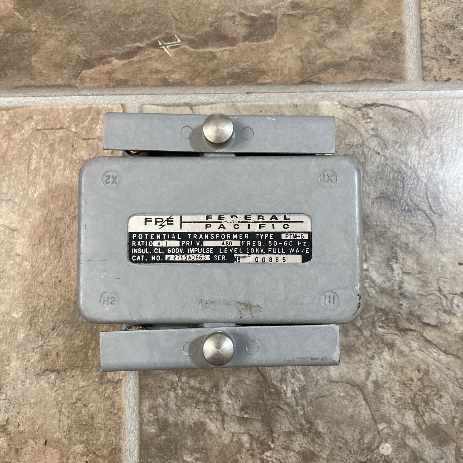 FEDERAL PACIFIC 2755A0663 Transformer             Box 68