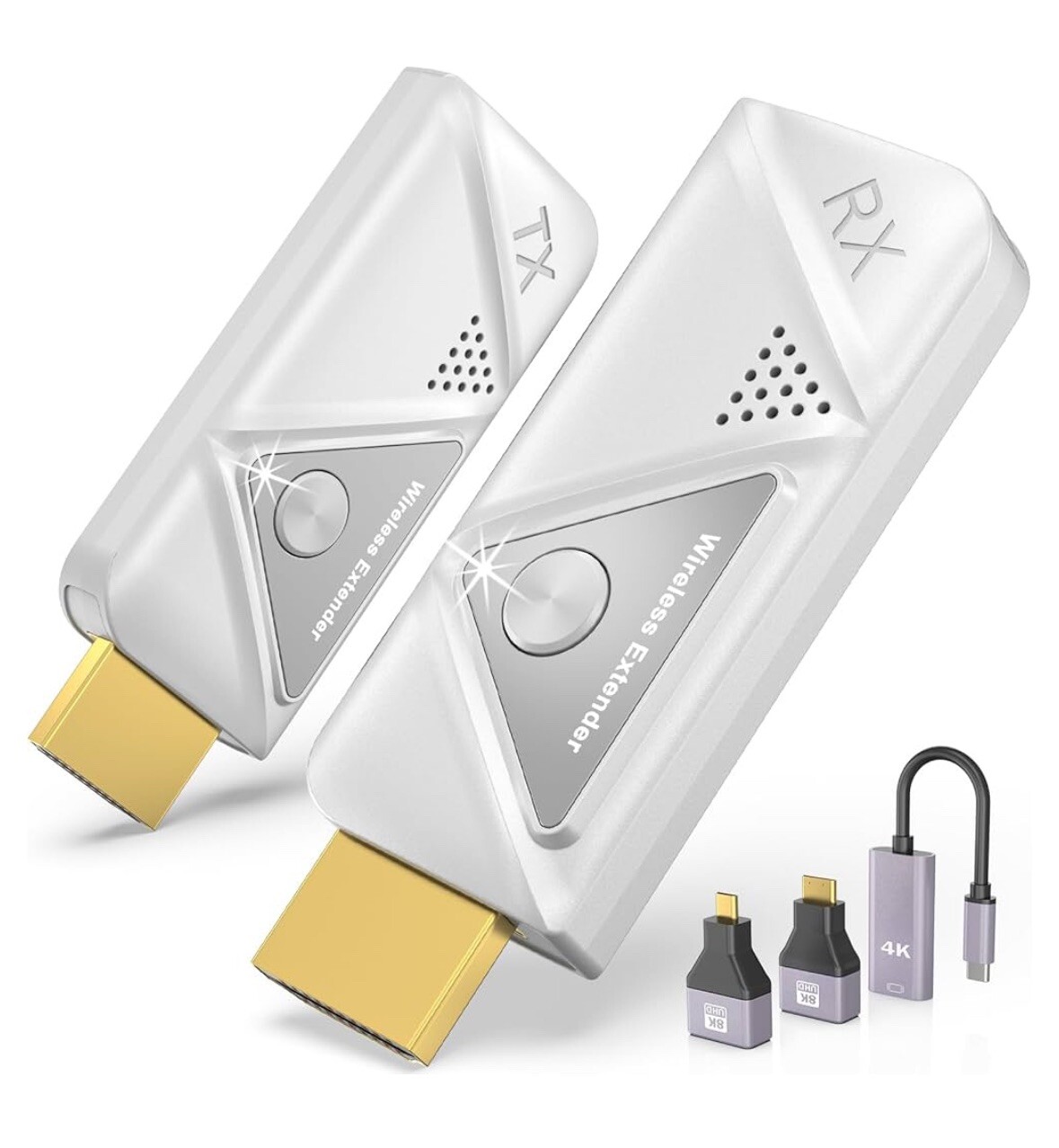 EVATEK Wireless HDMI Transmitter and Receiver 100ft/30m 4K Decode 1080P Output