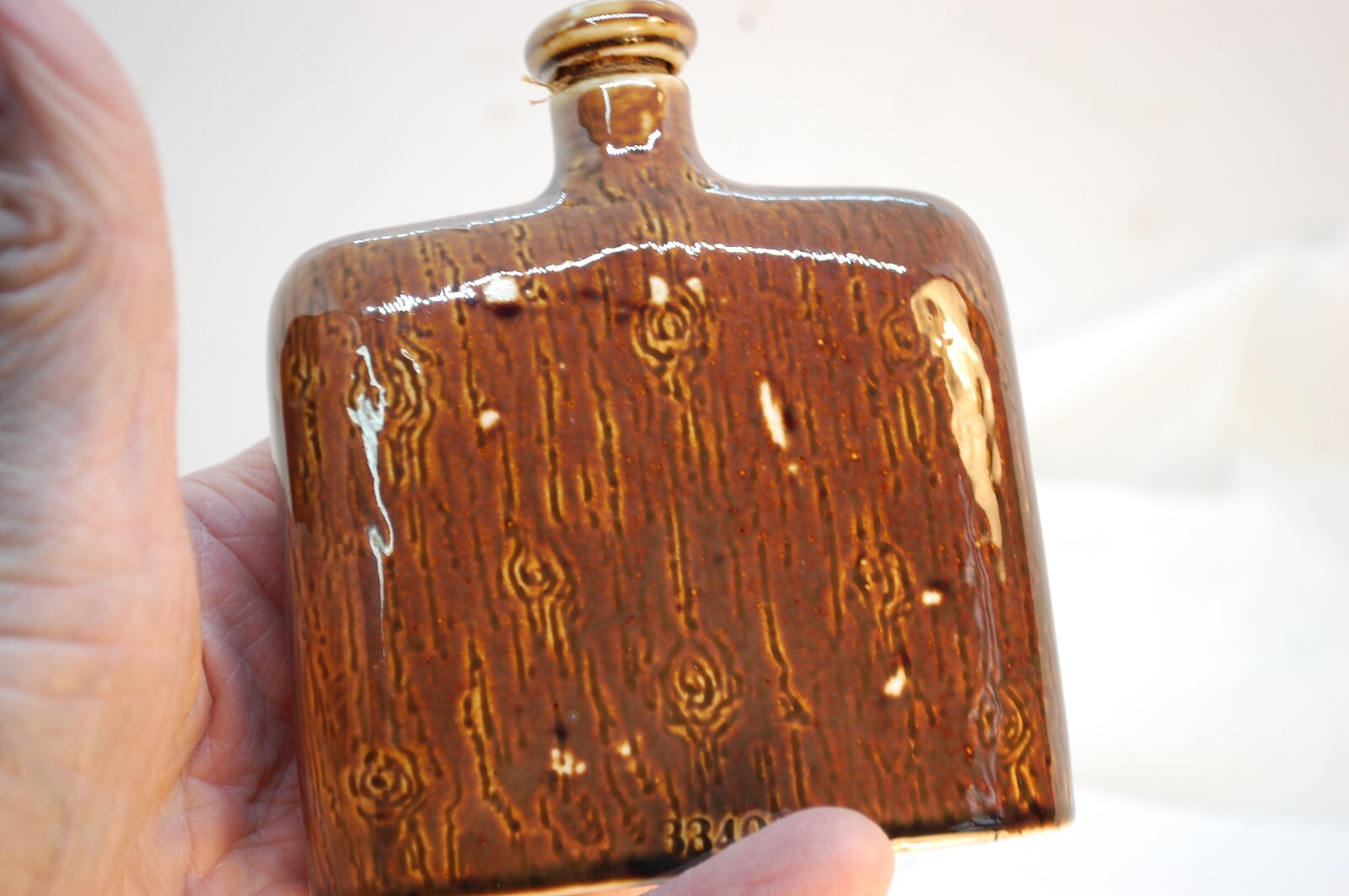 ANTIQUE WEE SCOTCH OLD WHISKY FLASK GERMANY IRIC PROD
