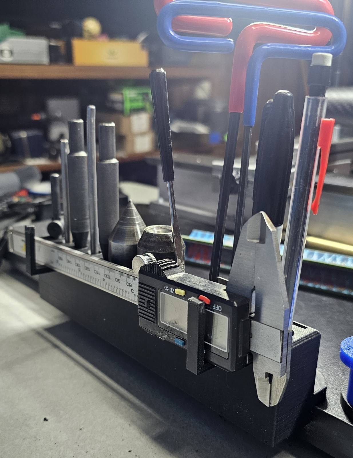 Cue Lathe Tool Holder – Bench/Base Mount