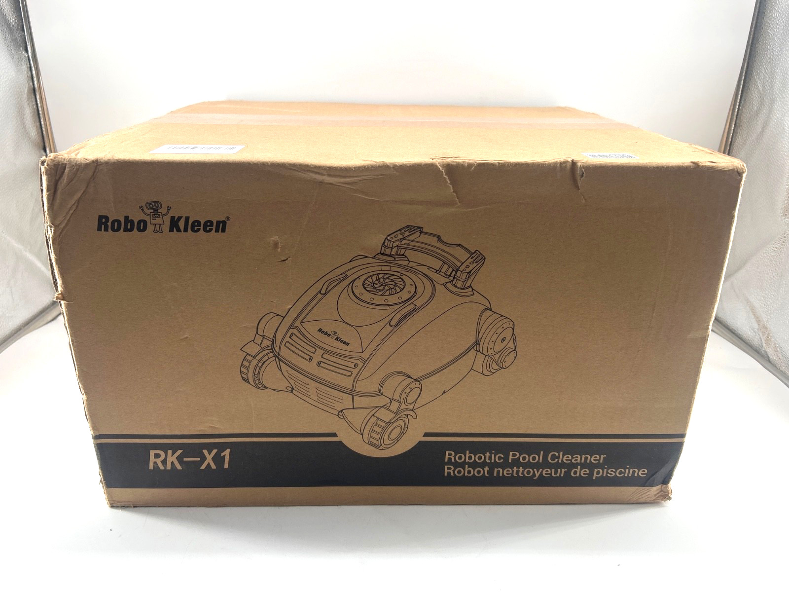 RoboKleen RK-X1 Fully Cordless Robotic Pool Cleaner Above / in Ground 1100 SQ FT