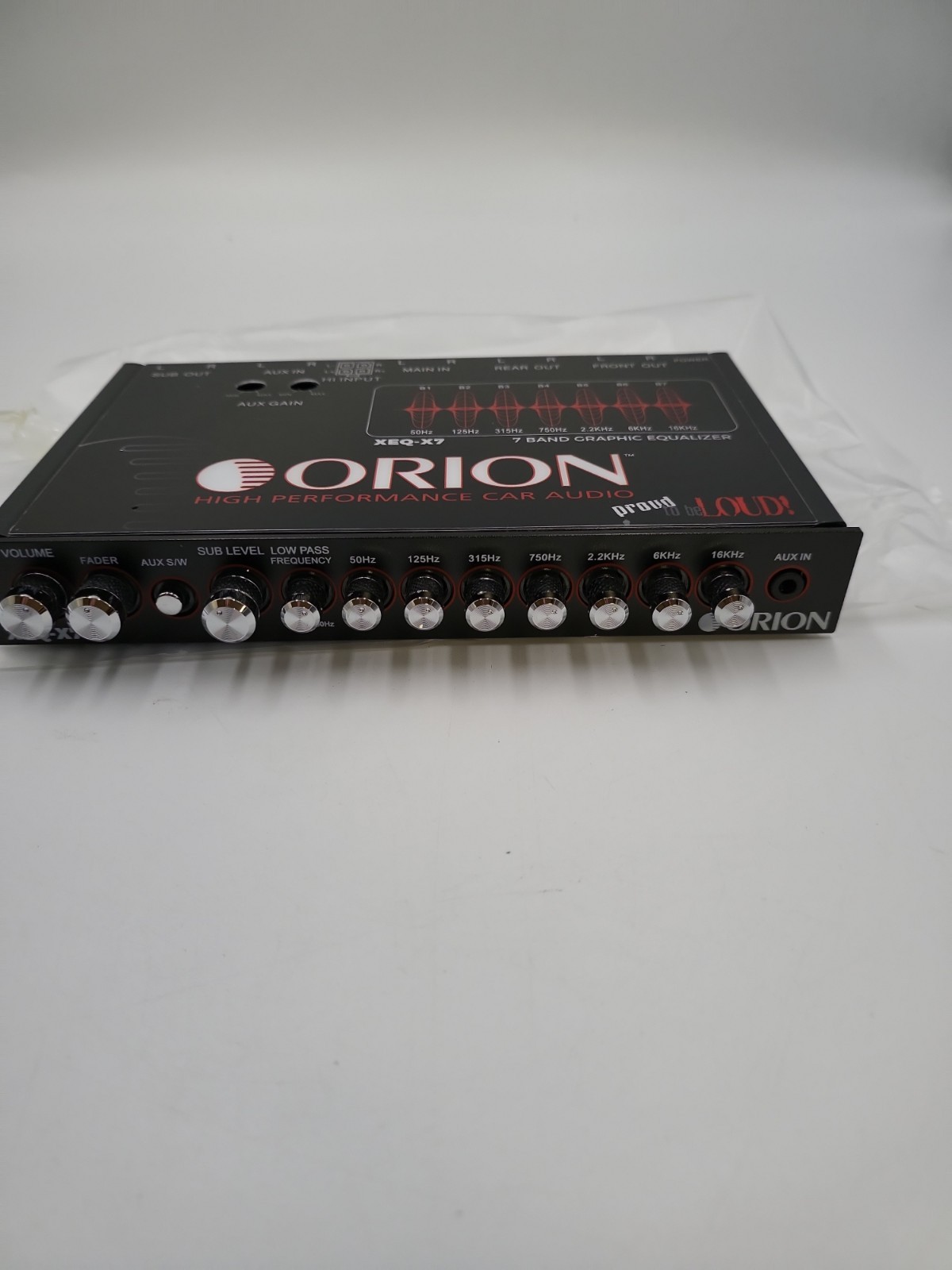 Orion High Proformance Car Audio XEQ-X7 - 7 Band Graphic Equalizer