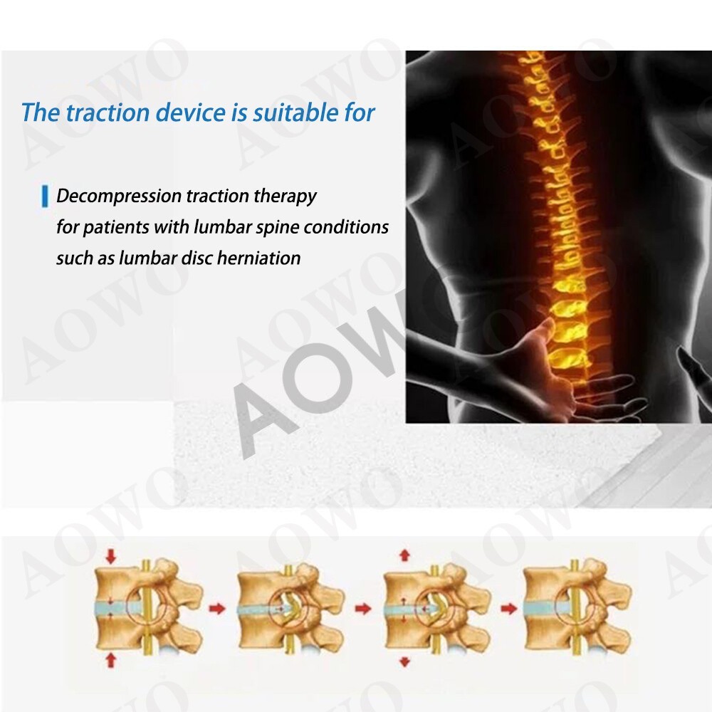 Home Use Lumbar Traction Belt Spinal Decompression for Lower Back Ache Relief