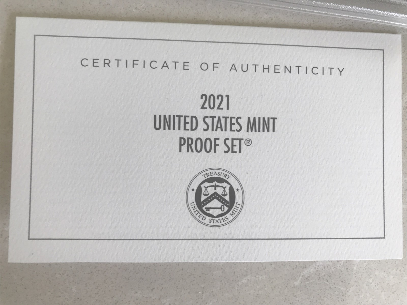 2021 Clad Proof Set U.S. Mint Original Government Packaging OGP COA