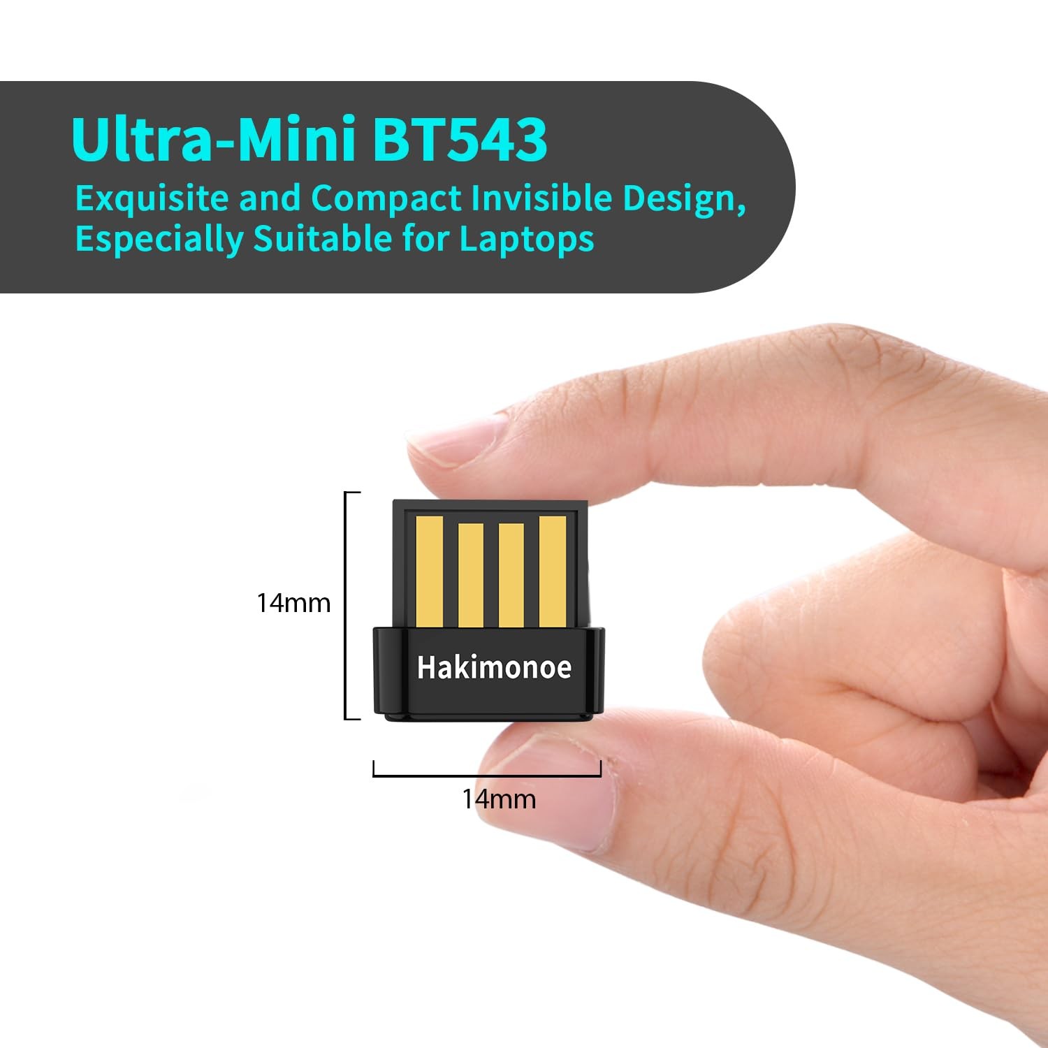 Mini USB Bluetooth 5.4 Adapter for Laptop PC, Wireless Transmitter Dongle
