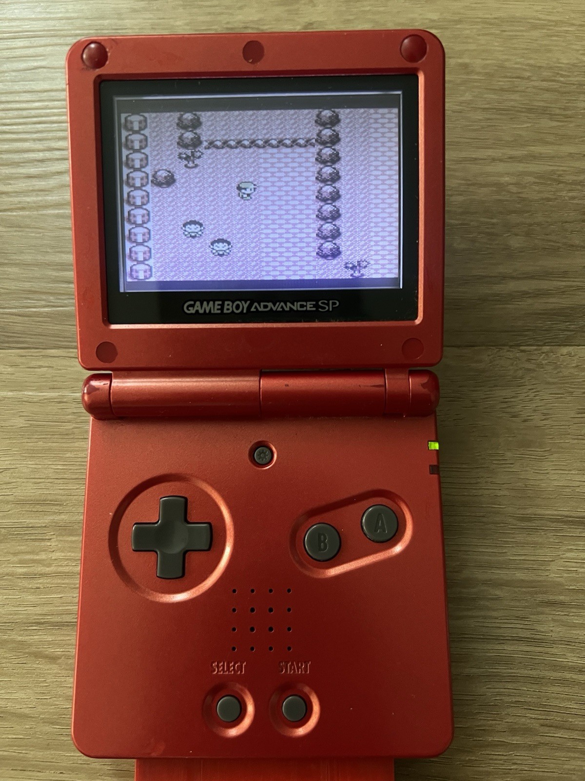 Nintendo Game Boy Advance SP Red Handheld Tested (No Charger)