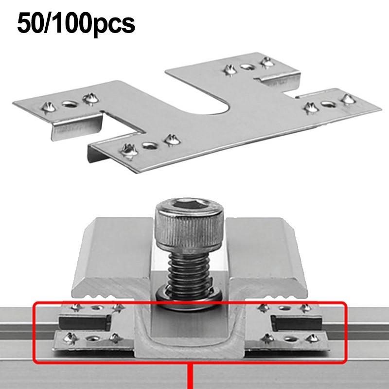 50PCS Grounding Washers for Aluminum Alloy Rails in Solar Installations