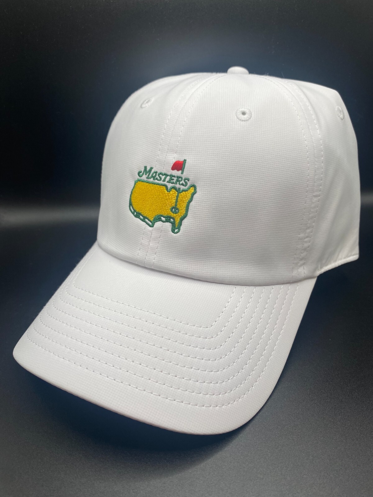 2025 Masters Logo White Tech Men's Golf Hat Augusta National Adjustable