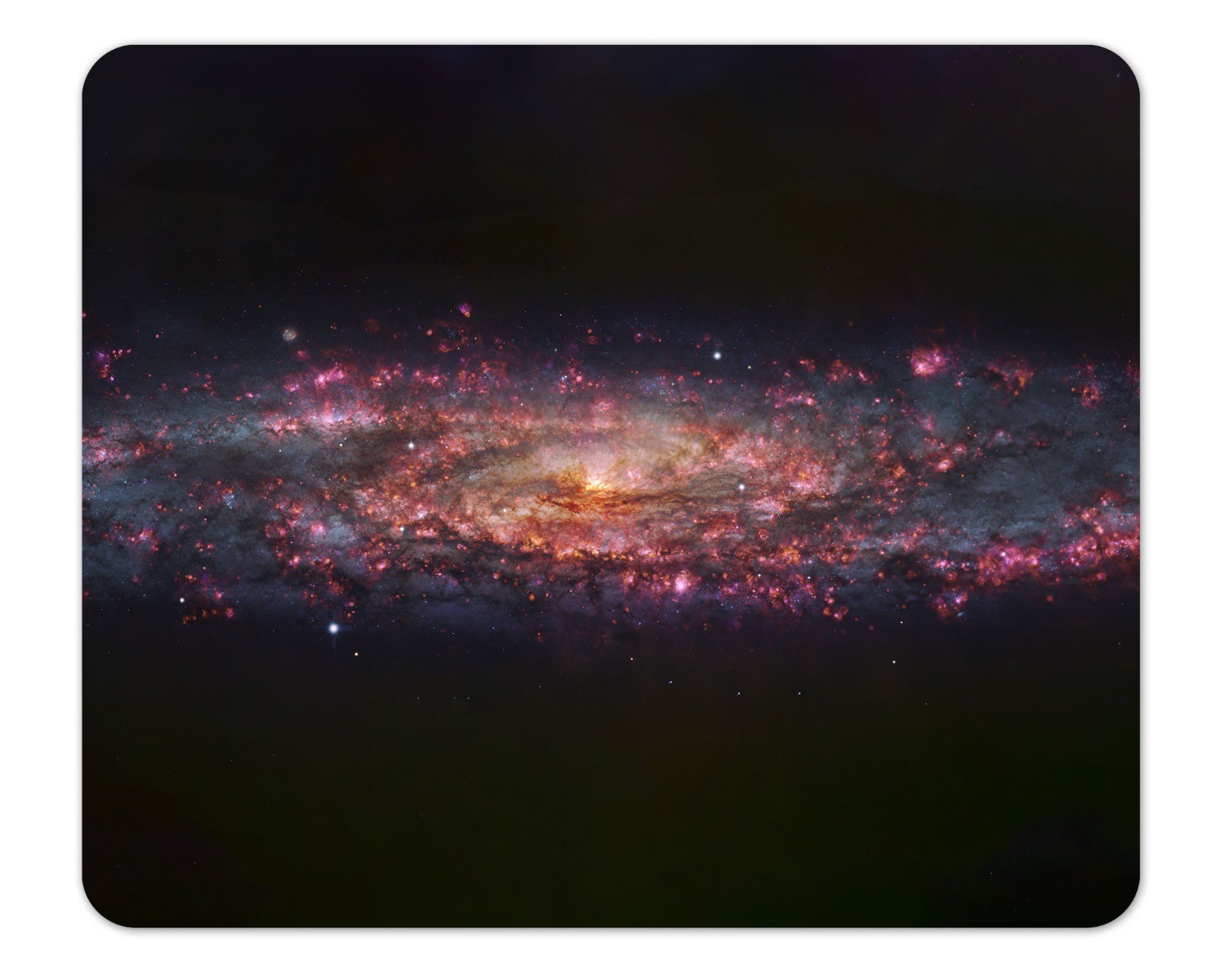 ESO Telescope Sculptor Galaxy Mouse Pad 1/8 Inch Thick Mouse Pad