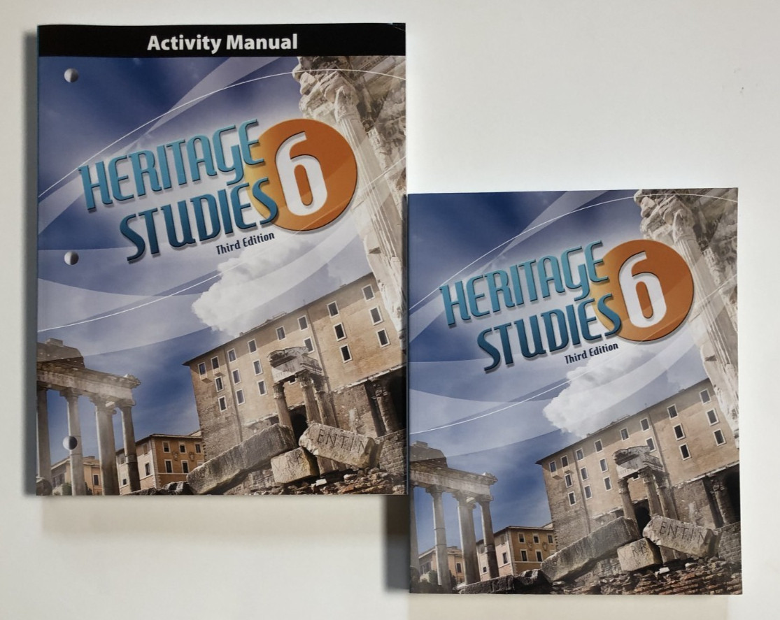 BJU Bob Jones 6th grade Heritage Studies 6 Student Activity Manual Textbook 3ed