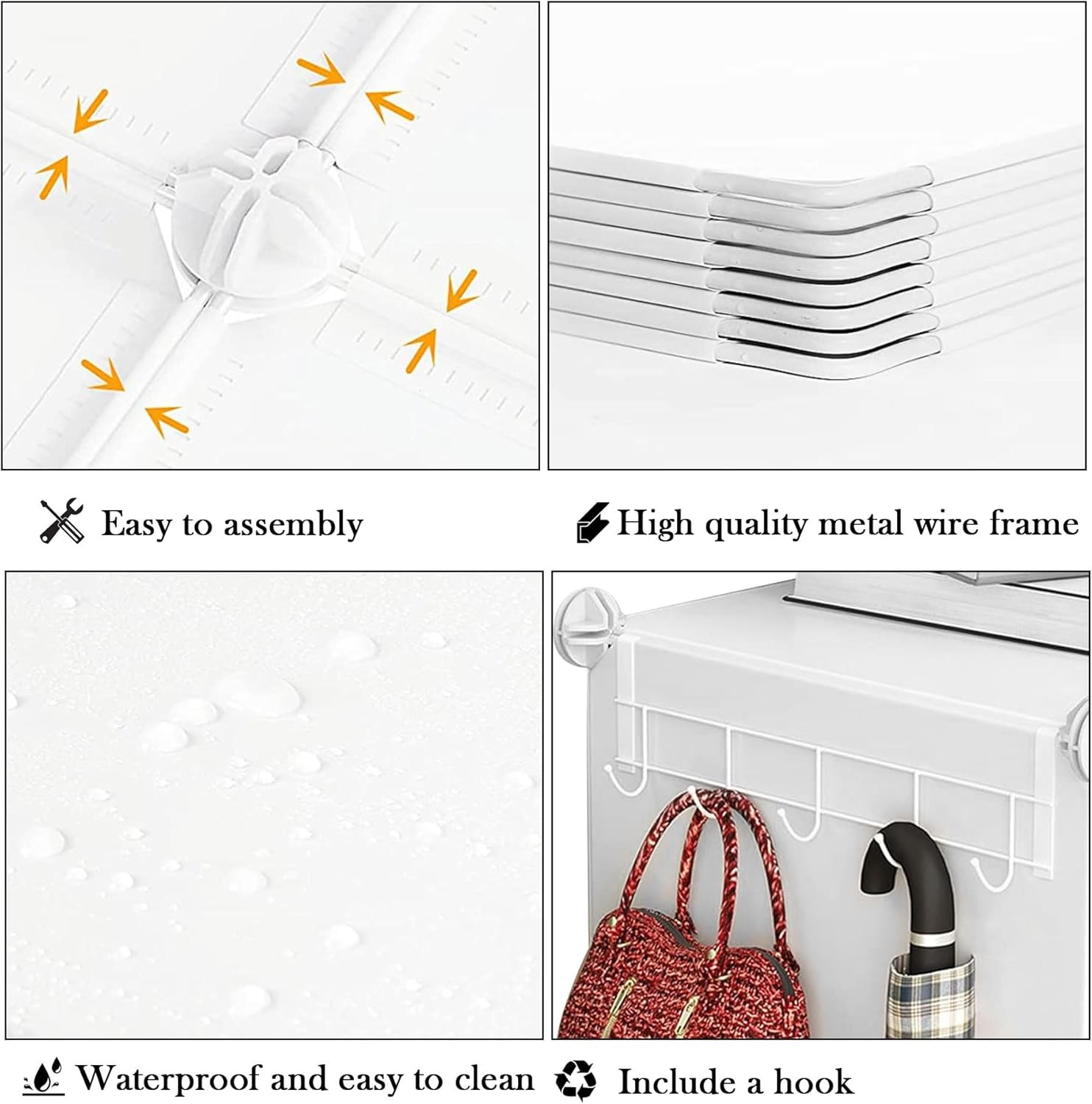Closet Organizer 8 Cube Storage Shelves Closet Clothes Organizers & Storage