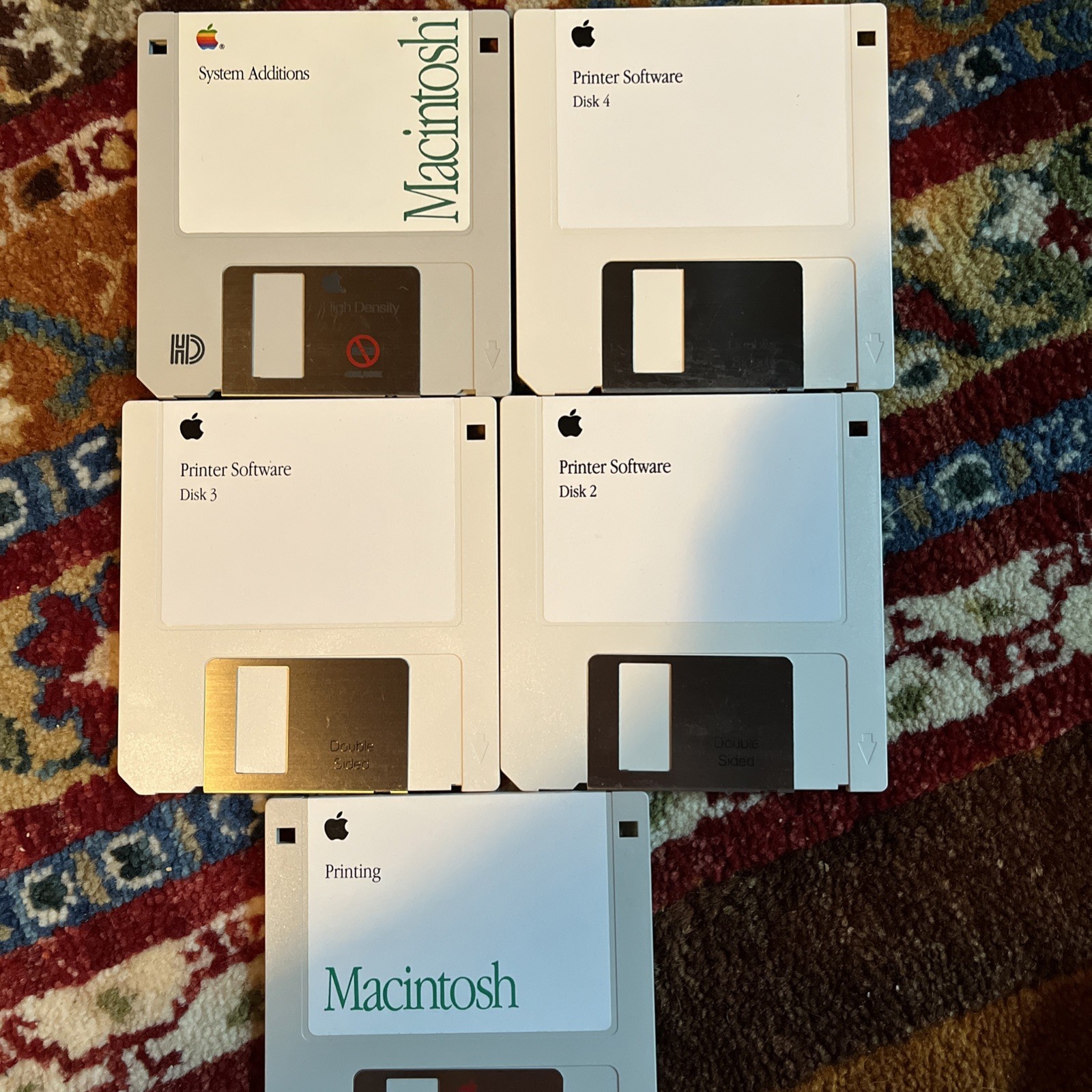 Vintage Apple Macintosh Mac System Disks Floppy Set