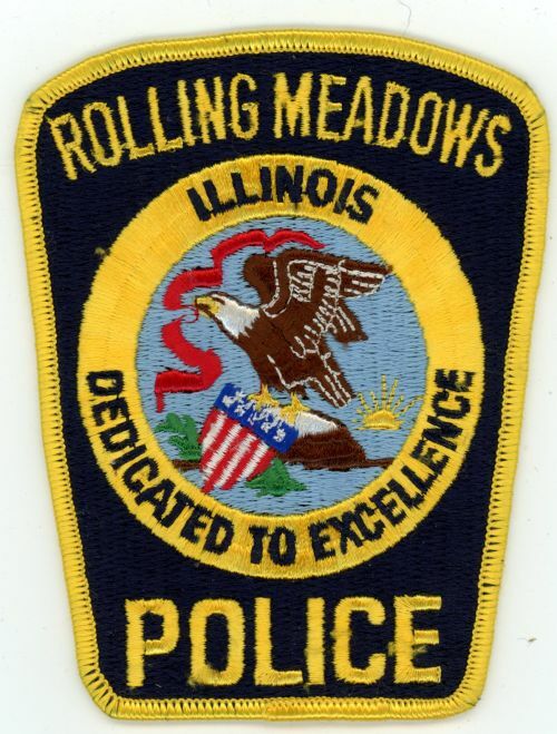 ILLINOIS IL ROLLING MEADOWS POLICE NICE PATCH SHERIFF 1 OF 3