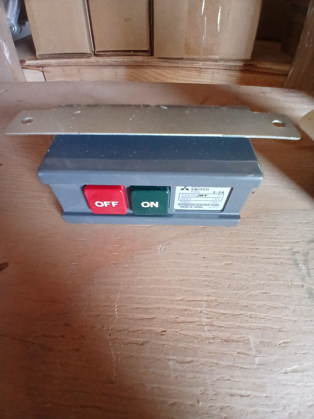 NEW 41-21461-TYPE S-3B-MITSUBISHI-CLUTH MOTOR SWITCH 250V/440V, PS E Jet