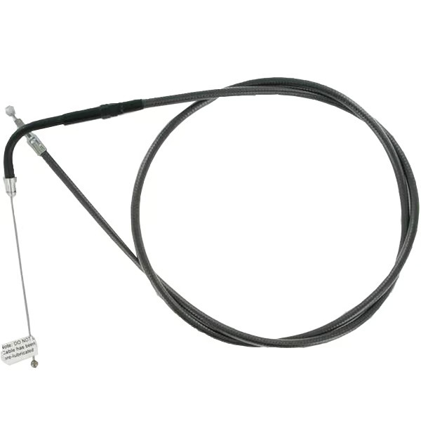 Magnum Black Pearl Braided Idle Cable - 28 3/4in. Motorcycle Street Bike 4413