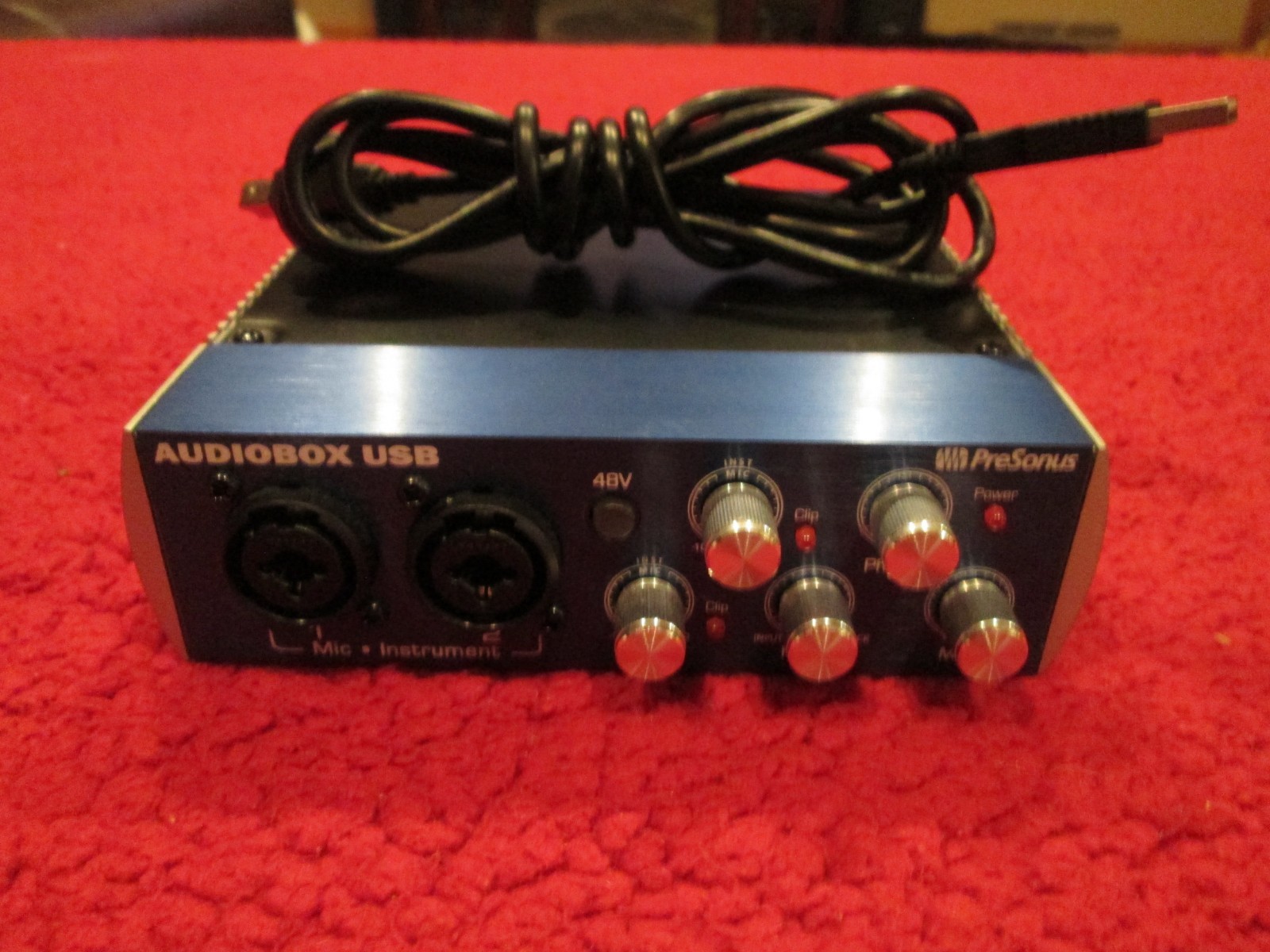 PreSonus AudioBox USB 2x2 USB Audio Interface MIDI Phantom Power