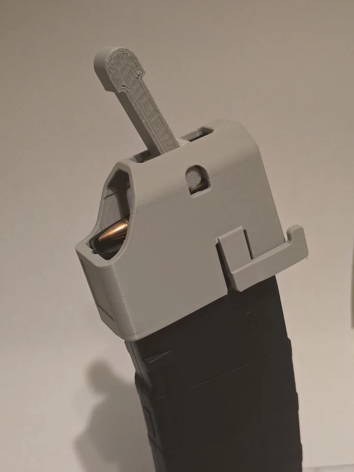 J- Labs,   223/556 toggle speed loader, thumb saver, Gray. Veteran made.