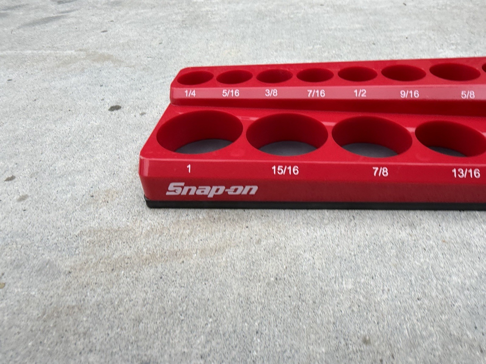 Snap On Tools SAE Socket Tray Magnetic Organizer 3/8” Drive Snap-On