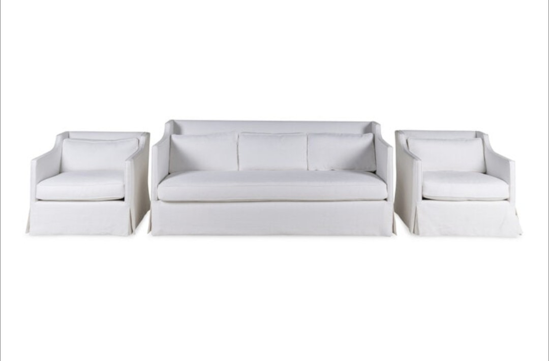 STUDIOLO MINIMA by Richard Shapiro, Sofa & 2 Armchairs (Retails For $25,600 New)