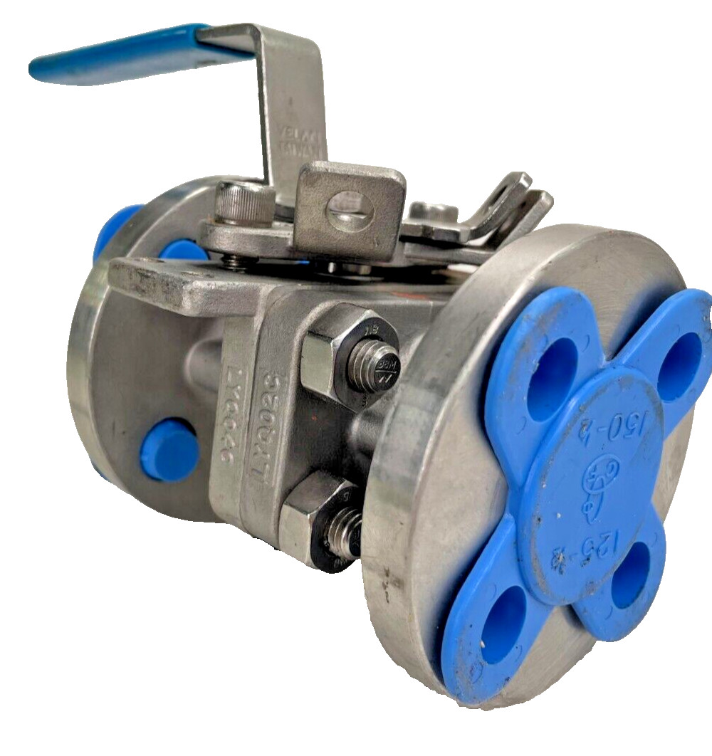 VELAN 01413-SSEA Stainless Steel Ball Valve 1/2" Class 150 FP, Lever Operated