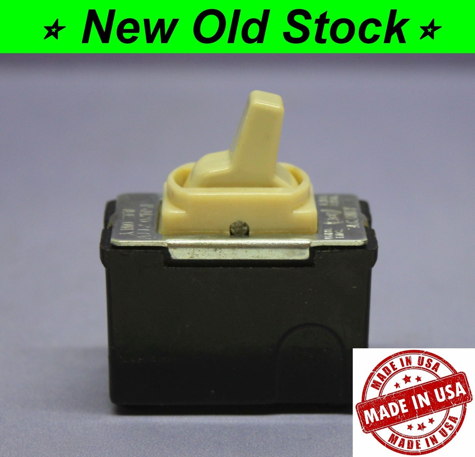 💡 Vintage Ivory 3-Way Toggle Light Switch Despard Interchangeable, 15A, Eagle