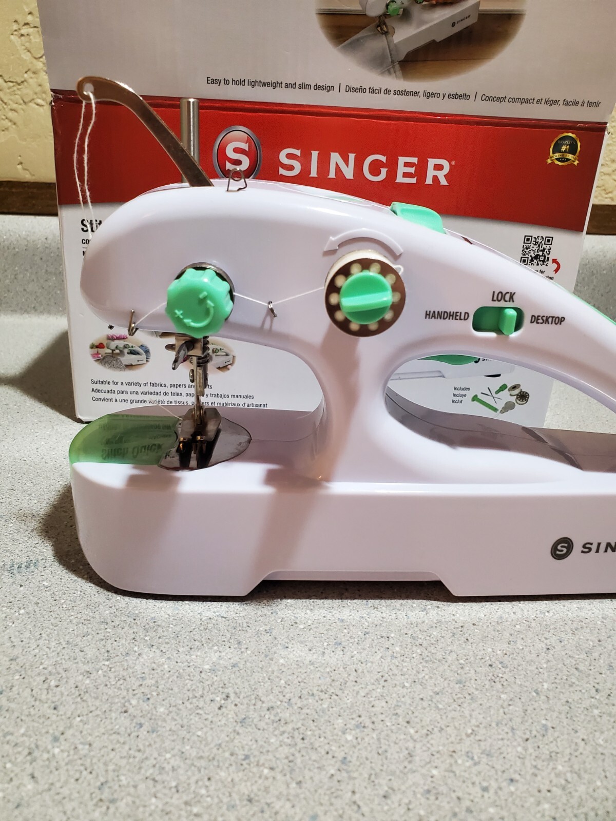 SINGER Sewing Stitch Quick Plus Cordless Handheld Portable Machine Working 41774